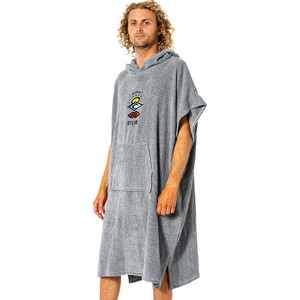 2023 Rip Curl Wet As Hooded Towel Changing Robe / Poncho CTWCE1 - Grey